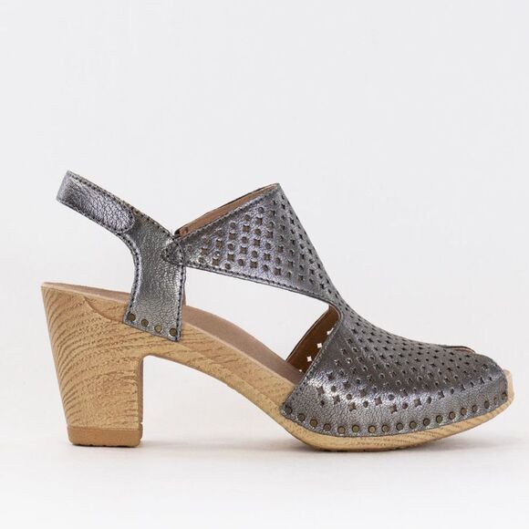 Dansko Teagan Gunmetal sandals shoes womens size 8.5 (39) - Picture 1 of 9
